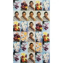 Gilbert&George, Flower Prince, 1981, postcard sculpture