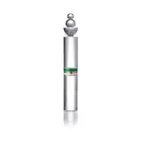 Wendy Ramshaw, Three Part Ring Set, white metal with white and green enamel, yellow metal with cornelian, on acrylic stand