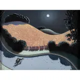 Jonathan Armigel Wade, Summer Night, Hampshire, oil on board