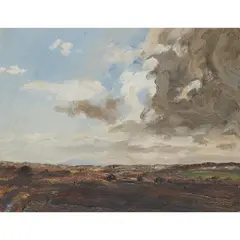 A Hamilton Scott, VIEW FROM GLENIFFER, Oil on canvas, on board