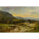 William Beattie-Brown, IN ABERFOYLE GLEN, oil on canvas