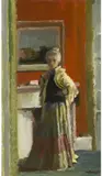 Charles James McCall, MITZI, 1975, oil on board