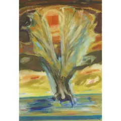 Edward Gage, ICARUS FALLING, watercolour, unframed