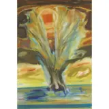 Edward Gage, ICARUS FALLING, watercolour, unframed