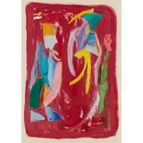 André Lanskoy, UNTITLED (FIGURES ON A PINK GROUND)