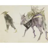 Anda Paterson, THE MULETEER, mixed media