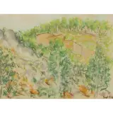 Paul Maze, MEDITERRANEAN HILLSIDE