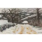 Paul Maze, HOUSE IN THE SNOW