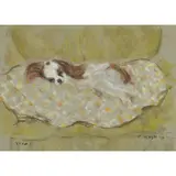 Paul Maze, NEVA, pastel on green paper