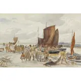 Alexander Ballingall, HOME FROM THE NORTH SEA, watercolour