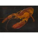 Norman Kirkham, LOBSTER ON A BLACK BACKGROUND
