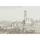 Muirhead Bone, PERUGIA ROOFS