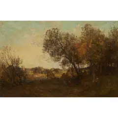 William Mouncey, THE KIRK ABUNE THE DEE, oil on canvas