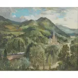 Charles Cundall, THE PILGRIMAGE, oil on canvas