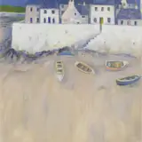 Joan Renton, TIDE OUT, PORT WILLIAM, oil on canvas