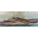 Tom Shanks, JURA FROM KNAPDALE, watercolour