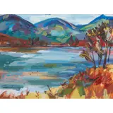 Shona Barr, BESIDE LOCH ARKLET, 1999, oil on canvas