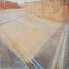 Nina Murdoch, KING'S CROSS, 1996, oil and egg tempera on gesso on board