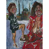 John Bratby, UNTITLED (WOMEN, VENICE)