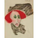 Pat Douthwaite, FOUR-EYED RED HEAD, 1970