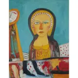 John Bellany, TIME AND THE BRIDE, oil on canvas