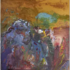 Kees van Bohemen, BABOON, oil on canvas
