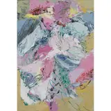 Jurjen de Haan, MODERNE PERSONAGE ROSE, 1982, oil on canvas