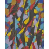 William Gear, RED FLASH, 1987, oil on canvas
