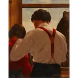 Jack Vettriano, LOOKING DOWN FROM ABOVE
