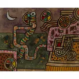 Alan Davie, JUMPING WHEEL, 1987