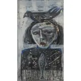 Joyce W. Cairns, SNOWFALL, gouache