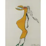 Pat Douthwaite, UNTITLED (CROCODILE LADY), 1971