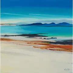 Pam Carter, BARRA FROM SOUTH UIST, oil on board