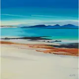 Pam Carter, BARRA FROM SOUTH UIST, oil on board