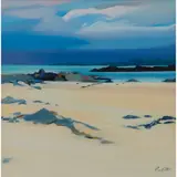 Pam Carter, IONA ROCKS, oil on canvas