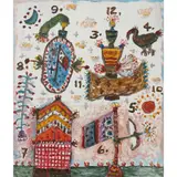 WATCHER'S BIRD 4, 2008: OPUS 01957 by Alan Davie, oil on board, sold Jan 2022
