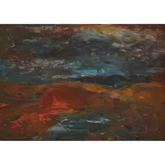 William MacTaggart, SAND DUNES, GULLANE, oil on board