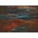 William MacTaggart, SAND DUNES, GULLANE, oil on board