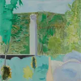 David Michie, CORNER OF THE TERRACE, 1971, oil on canvas