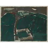 Elizabeth Blackadder, ROMAN WALL, 1963, Lithograph, 23/50