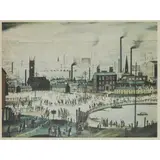 L. S. Lowry, AN INDUSTRIAL TOWN, Off-set lithograph, 134/500