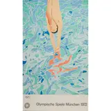 David Hockney, OLYMPISCHE SPIELE MÜNCHEN, 1972 (BAGGOTT 34), Lithograph, printed by Matthieu, Zurich, published by Edition Olympia 1972 GmbH, Munich