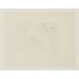 Pablo Picasso, LES REPOS DU SCULPTEUR UN CENTAURE ET UNE FEMME, 1933, Etching, on Montval paper with Picasso watermark, ed. 260