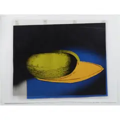 Andy Warhol, SPACE FRUIT: STILL LIFES (WATERMELON), 1979, Silkscreen ink and coloraid paper collage on acetate taped to cotton rag