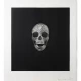 VICTORY OVER DEATH -2008 by Damien Hirst, Photogravure etching with hand-colouring in gouache, ed. 58, sold Jan 2022