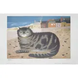 Mary Fedden, CAT ON A CORNISH BEACH