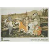 Banksy, SAVE OR DELETE (GREENPEACE), Off-set lithograph on recycled paper, originally commissioned by Greenpeace, and accompanying sticker