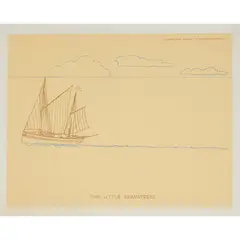 Ian Hamilton Finlay, THE LITTLE SEAMSTRESS (COLLABORATION WITH RICHARD DEMARCO), 1970, Screenprint, published by Wild Hawthorn Press
