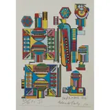 Eduardo Paolozzi, SEPTEMBER 1998, Lithograph, 32/50