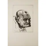 Peter Howson, MAXWELL, 1987, Etching, Proof (1st State)